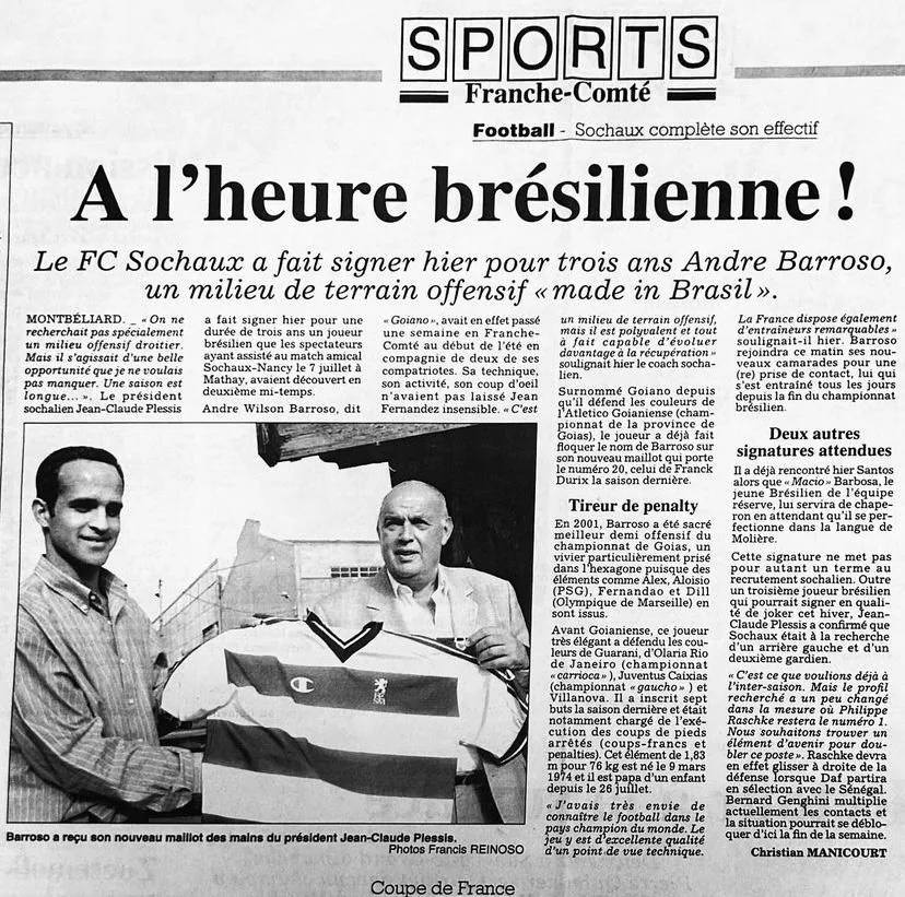 André Goiano e a memória do futebol