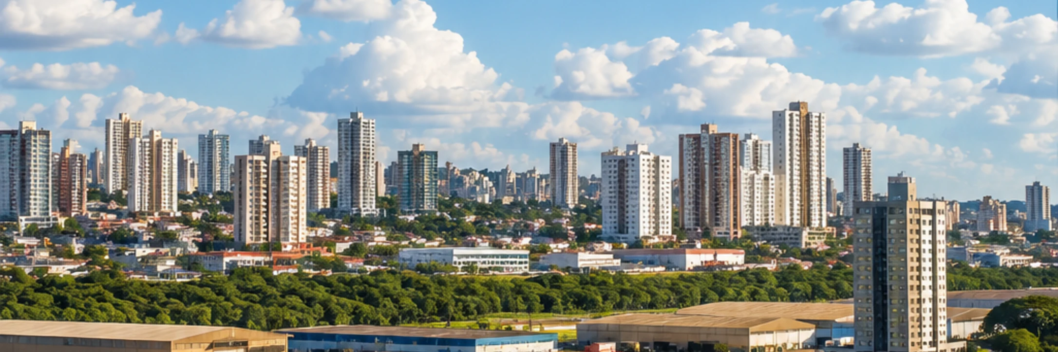 Panorama urbano de Anápolis, Goiás