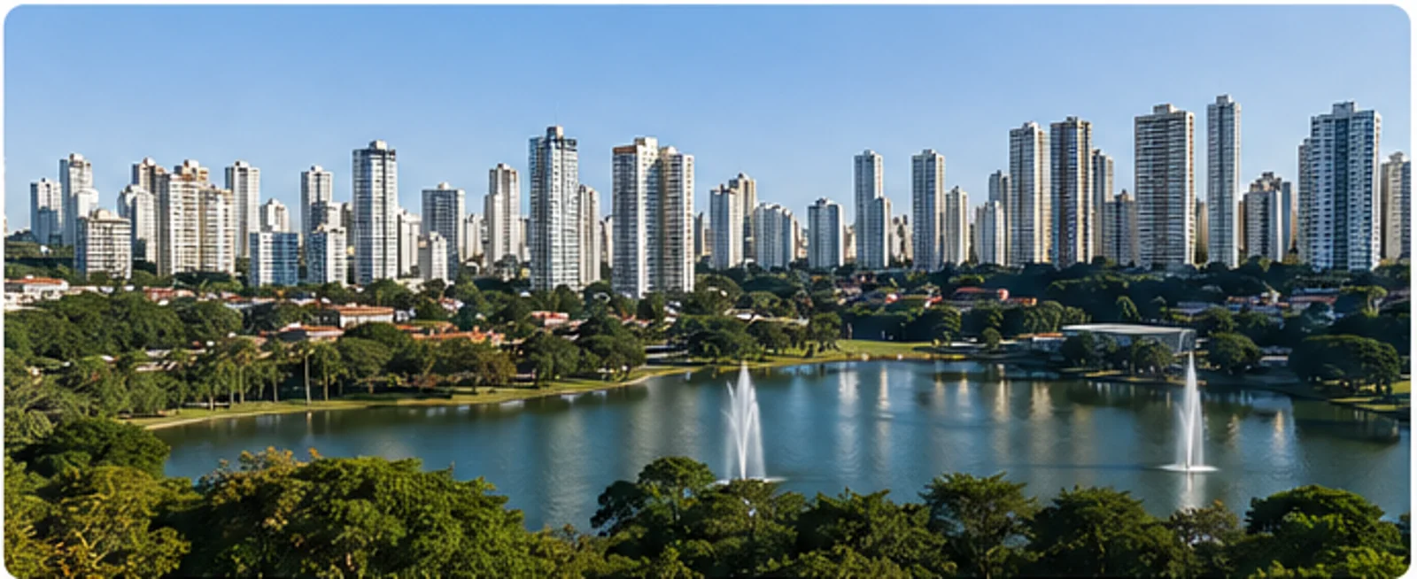 Panorama de Goiânia, capital de Goiás