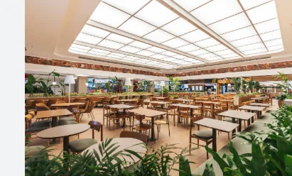 Praça de alimentação do Goiânia Shopping