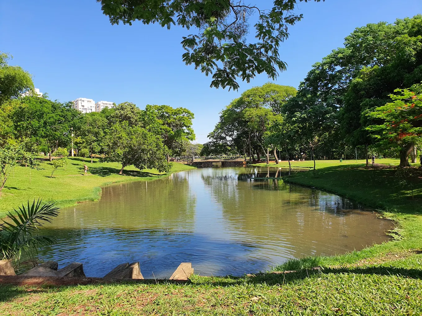 Área do Lago das Rosas em Goiânia