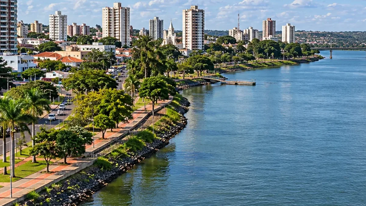 Panorama urbano de Itumbiara, Goiás