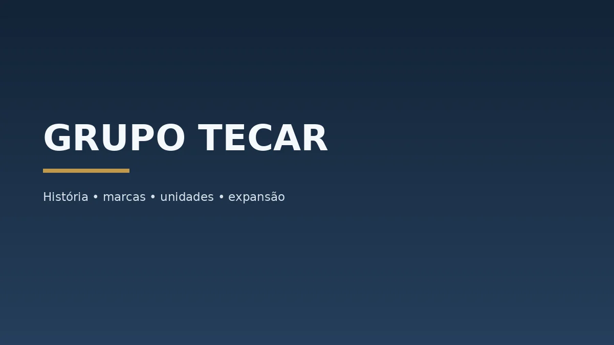 Grupo Tecar — rede automotiva nascida em Goiás