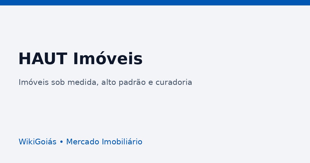 HAUT Imóveis