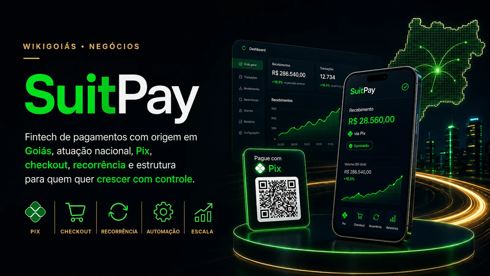 SuitPay, fintech de pagamentos com origem em Goiás