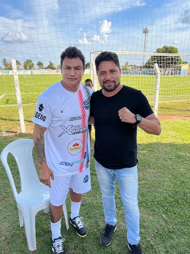 Walace Graça em evento ligado ao futebol goiano