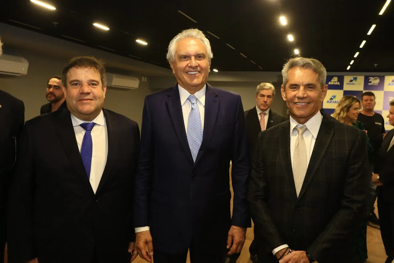 Zé Garrote com Ronaldo Caiado